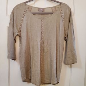 NWT - J. Jill Linen and Rayon tunic.
